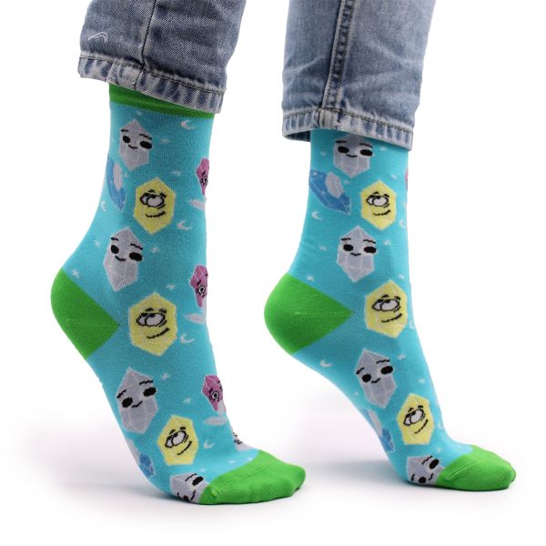 Hop Hare Bamboo Socks S/M - Lucky Gemstones - Image 4