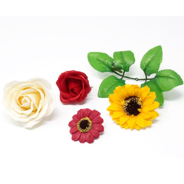 Craft Soap Flowers - Med Rose - Lavender - Image 6