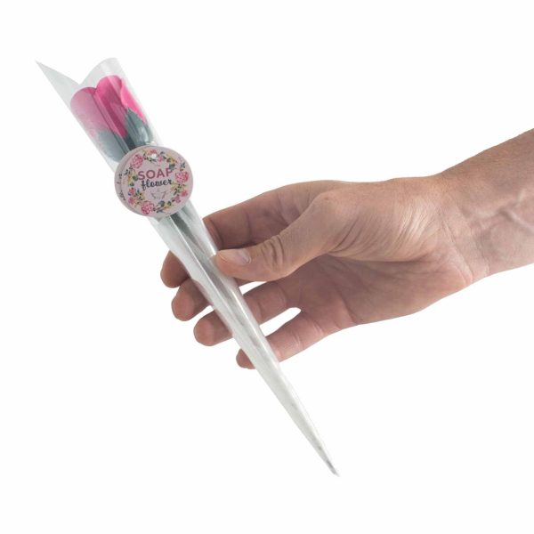 Soap Flower - Small Pink Rose - Image 4
