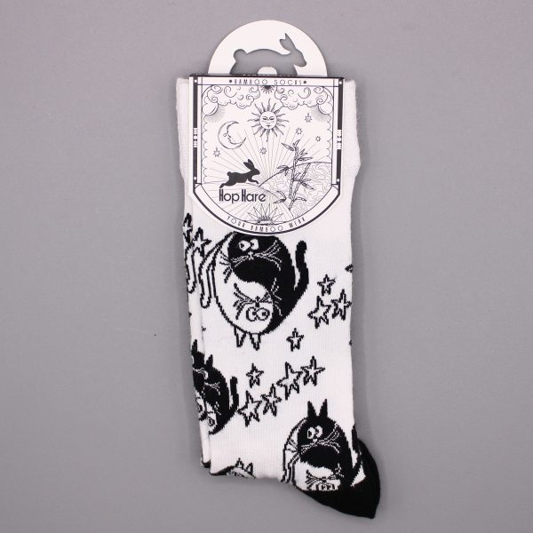 Hop Hare Bamboo Socks S/M - Ying Yang - Image 2