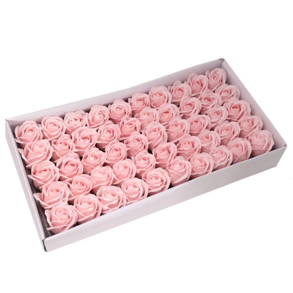 Craft Soap Flowers - Med Rose - Pink - Image 3