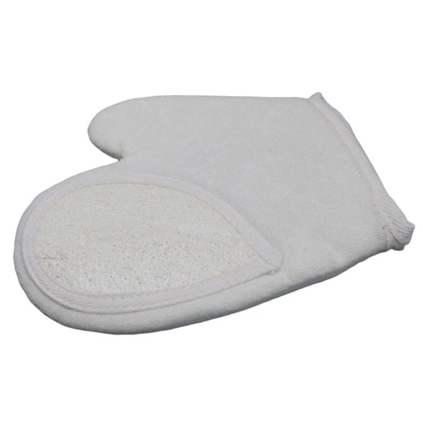 Natural Loofah Body Scrubs - Glove - Image 2