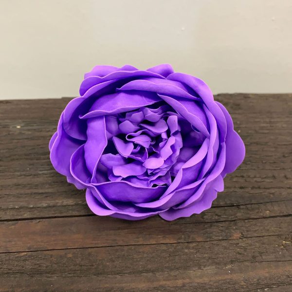 Craft Soap Flower - Ext Large Peony - Lavender - Image 3