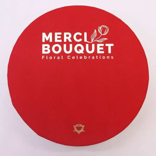 Round Box - Classic Red Roses - Image 3