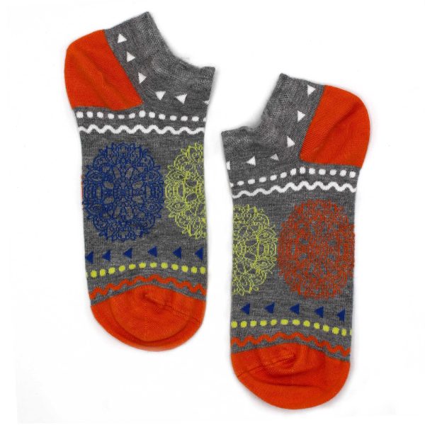 S/M Hop Hare Bamboo Socks Low (3.5-6.5) - Flowers of Life - Image 5