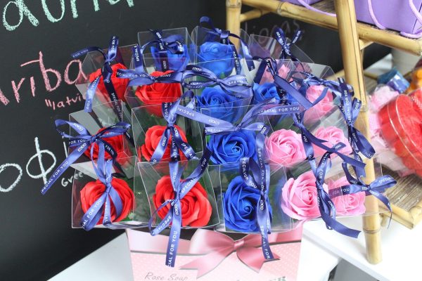 Single Rose - Blue  Rose - Image 5