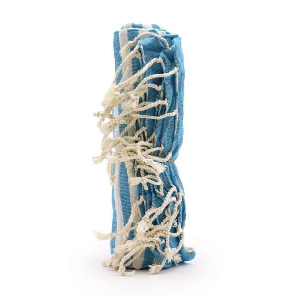 Cotton Pario Throw - 100x180 cm - Sky Blue - Image 2