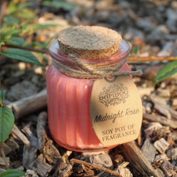 Midnight Rose Soy Pot of Fragrance Candles - Image 3