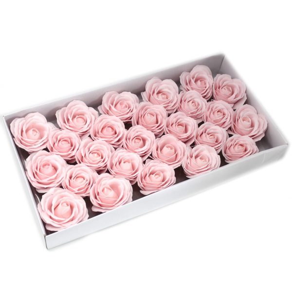 Craft Soap Flowers - Lrg Rose - Pink - Image 2