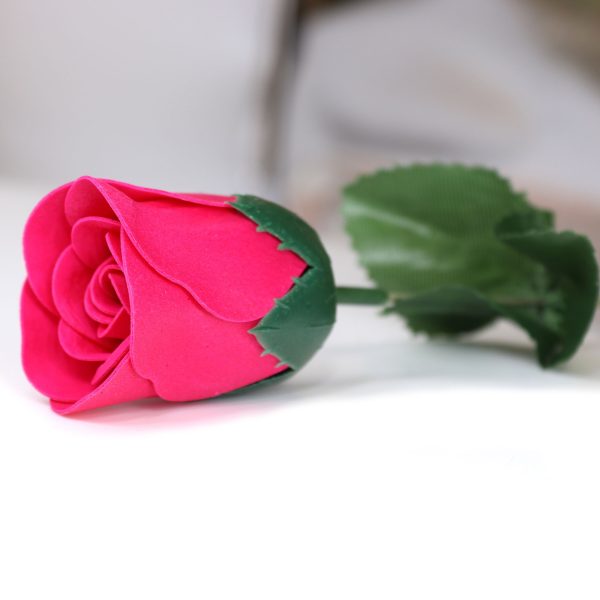 Soap Flower - Small Pink Rose - Image 5