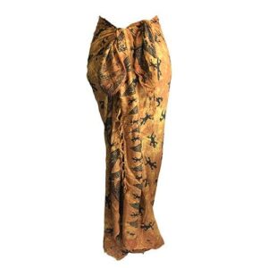 Bali Gecko Sarongs – Chocolate | www.artisan-gifts.co.uk 1