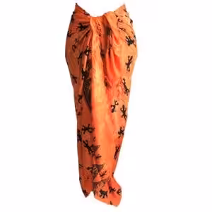 Bali Gecko Sarongs – Orange | www.artisan-gifts.co.uk 1