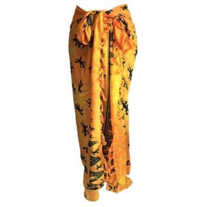 Bali Gecko Sarongs – Yellow | www.artisan-gifts.co.uk 1