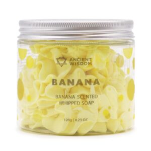 Banana Whipped Soap 120g | www.artisan-gifts.co.uk 1