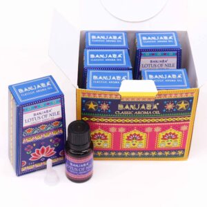 Banjara Indian Fragrance Oil 10ml – Lotus of the Nile | www.artisan-gifts.co.uk 1