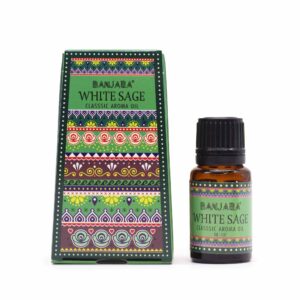 Banjara Indian Fragrance Oil 10ml – White Sage | www.artisan-gifts.co.uk 1