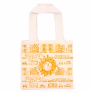 Big Cotton Shopping Bag – 38x42cm – City Life – 10oz | www.artisan-gifts.co.uk 1