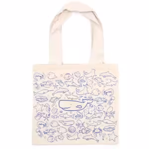 Big Cotton Shopping Bag – 38x42cm – Sea Life – 10oz | www.artisan-gifts.co.uk 1