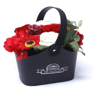 Bouquet Petite Basket – Rich Reds | www.artisan-gifts.co.uk 1