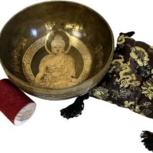 Brass Golden Buddha – Special S’Bowl Set | www.artisan-gifts.co.uk