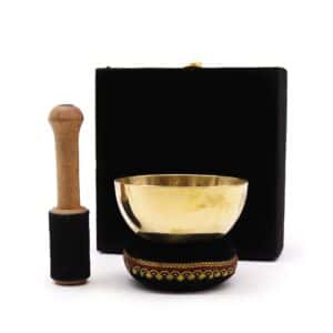 Brass Singing Bowl Gift Set – 9cm | www.artisan-gifts.co.uk 1