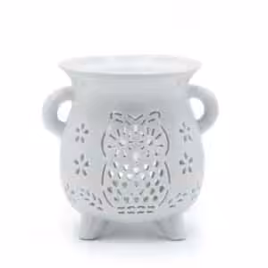 Caildren Oil Burner – Owl – White | www.artisan-gifts.co.uk 1