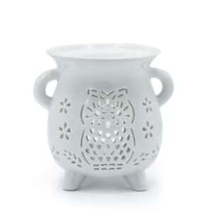 Caildren Oil Burner – Owl – White | www.artisan-gifts.co.uk 1