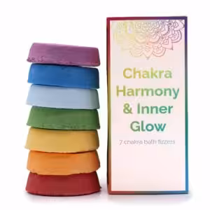 Chakra Bath Fizz – Large Box – Chakra Harmony & Inner Glow | www.artisan-gifts.co.uk 1