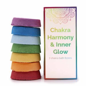 Chakra Bath Fizz – Large Box – Chakra Harmony & Inner Glow | www.artisan-gifts.co.uk 1