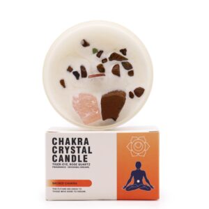 Chakra Crystal Candles – Sacred Chakra | www.artisan-gifts.co.uk 1