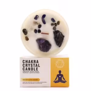 Chakra Crystal Candles – Solar Plexus Chakra | www.artisan-gifts.co.uk 1