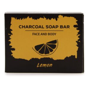 Charcoal Soap 85g – Lemon | www.artisan-gifts.co.uk 1
