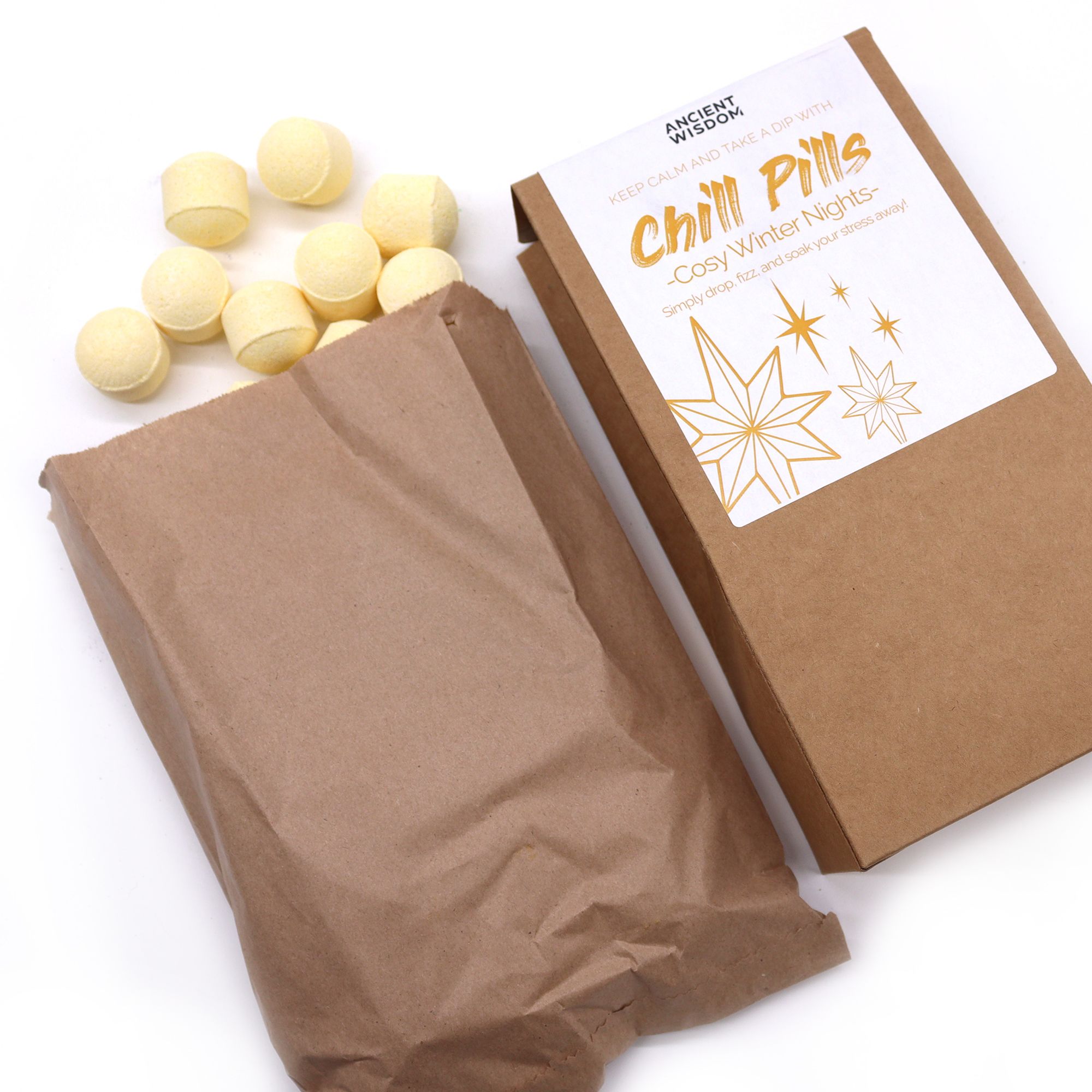 Chill Pills Gift Pack 350g – Cosy Winter Nights | www.artisan-gifts.co.uk 3 Chill Pills Gift Pack 350g – Cosy Winter Nights | www.artisan-gifts.co.uk 2