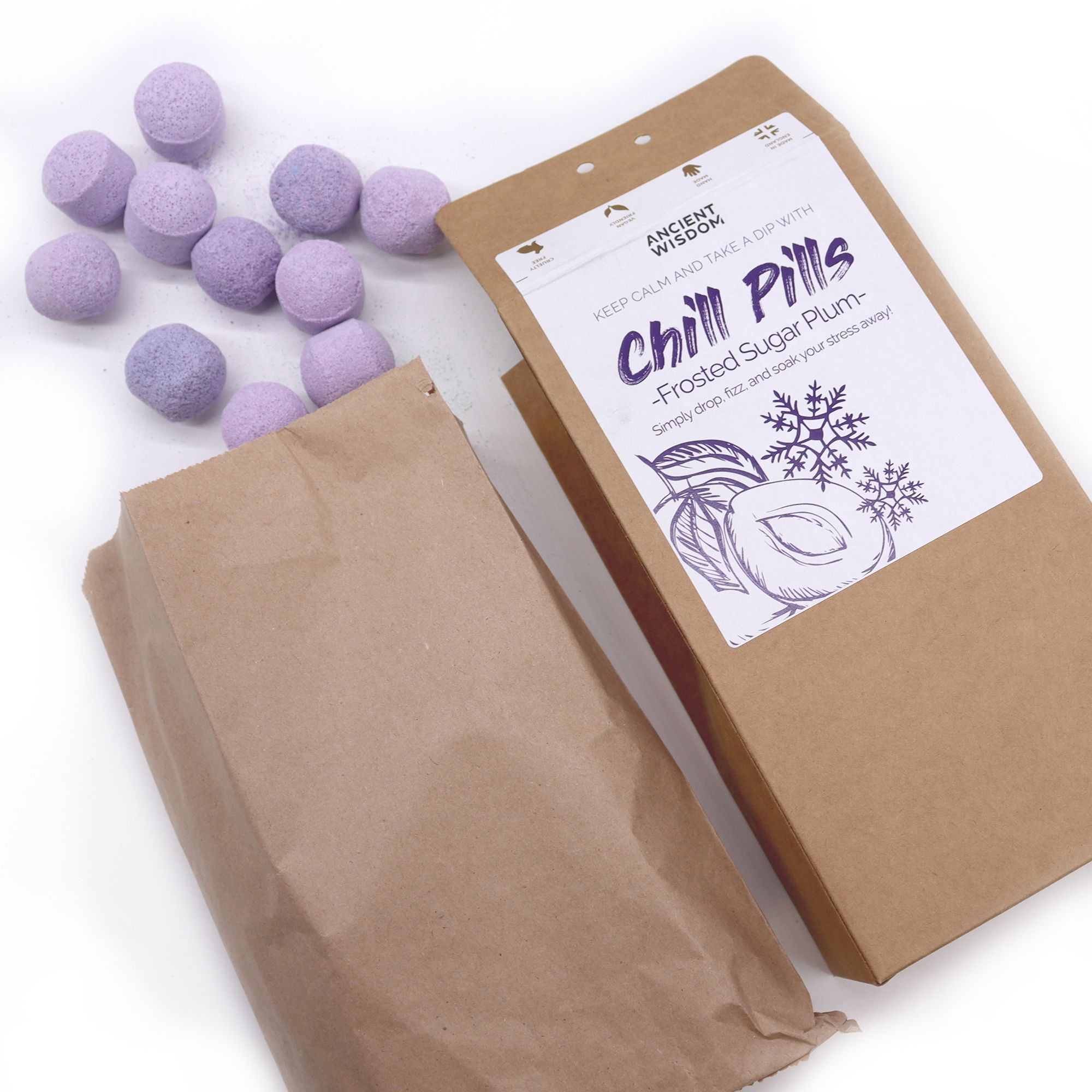 Chill Pills Gift Pack 350g – Frosted Sugar Plum | www.artisan-gifts.co.uk 3 Chill Pills Gift Pack 350g – Frosted Sugar Plum | www.artisan-gifts.co.uk 2