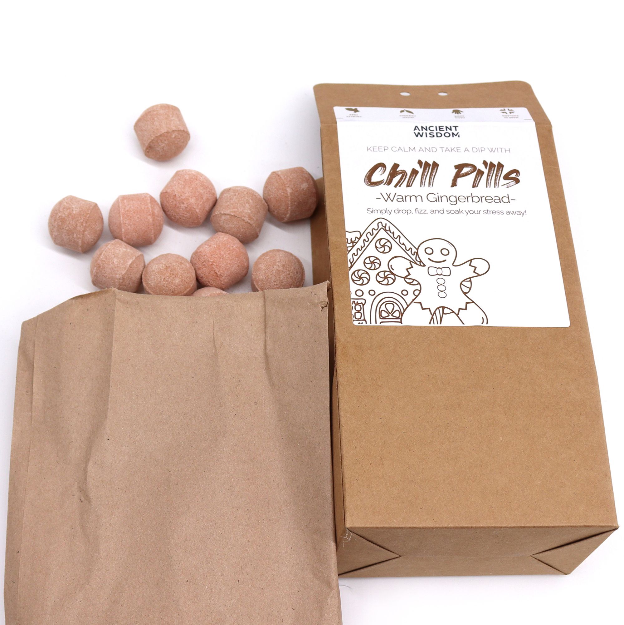 Chill Pills Gift Pack 350g – Warm Gingerbread | www.artisan-gifts.co.uk 3 Chill Pills Gift Pack 350g – Warm Gingerbread | www.artisan-gifts.co.uk 2