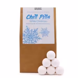 Chill Pills Gift Pack 350g – White Christmas | www.artisan-gifts.co.uk 1