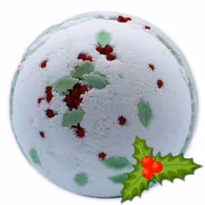 Christmas Bath Bomb – Holly Berry & Mistletoe | www.artisan-gifts.co.uk 1
