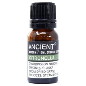 Citronella Organic Essential Oil 10ml | www.artisan-gifts.co.uk 1