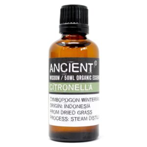 Citronella Organic Essential Oil 50ml | www.artisan-gifts.co.uk