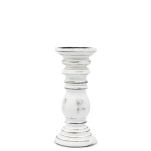 Classic Candle Stand – Whitewash – Small | www.artisan-gifts.co.uk 1
