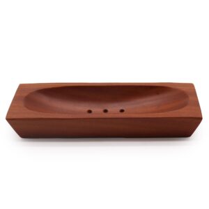 Classic Mahogany Soap Dish – Rectangle | www.artisan-gifts.co.uk 1