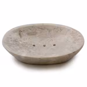 Classic Oval Cream Marble Soap Dish | www.artisan-gifts.co.uk 1