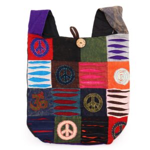 Classic Peace Sling Bags (asst des) | www.artisan-gifts.co.uk 1