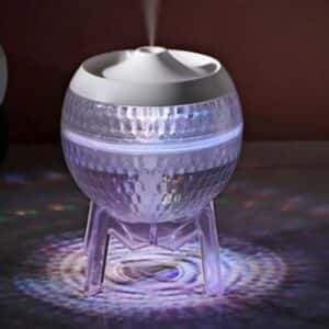 Clear Humidifer Mondo Planet – USB – Colour Change (down light) | www.artisan-gifts.co.uk 1