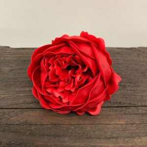 Craft Soap Flower – Ext Large Peony – Red | www.artisan-gifts.co.uk 1