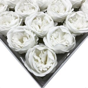 Craft Soap Flower – Ext Large Peony – White | www.artisan-gifts.co.uk 1