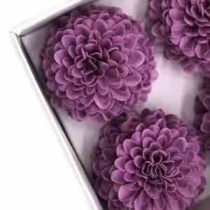 Craft Soap Flower – Small Chrysanthemum – Purple | www.artisan-gifts.co.uk 1