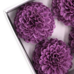 Craft Soap Flower – Small Chrysanthemum – Purple | www.artisan-gifts.co.uk 1