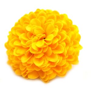 Craft Soap Flower – Small Chrysanthemum – Yellow | www.artisan-gifts.co.uk 1