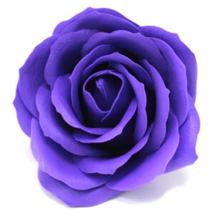 Craft Soap Flowers – Lrg Rose – Violet | www.artisan-gifts.co.uk 1